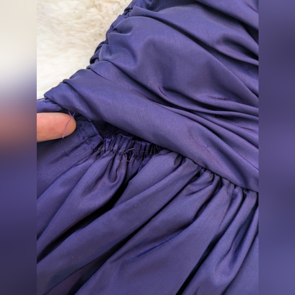 Vintage Victor Costa Rosette Drop Waist dress - Picture 6 of 9